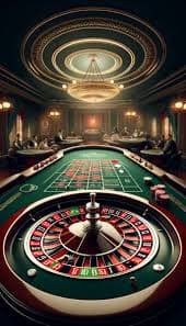 Hood vs Wolf live dealer studio with two-hand card layout and HD streaming setup